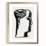 Expressionist Art - "Woman's Head" by Leo Gestel - Bold Profile Design