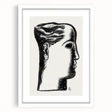 Expressionist Art - "Woman's Head" by Leo Gestel - Bold Profile Design