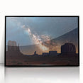 Framed acrylic landscape artwork showcasing dramatic cliffs with a striking black frame, ideal for modern home decor and nature enthusiasts. Perfect for adding a touch of elegance to any room.