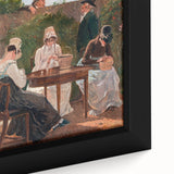 The Chalon Family in London - Romanticism Era Historical Canvas Print