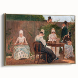 The Chalon Family in London - Romanticism Era Historical Canvas Print