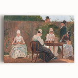 The Chalon Family in London - Romanticism Era Historical Canvas Print