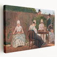 The Chalon Family in London - Romanticism Era Historical Canvas Print