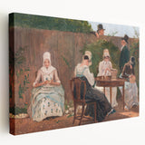 The Chalon Family in London - Romanticism Era Historical Canvas Print