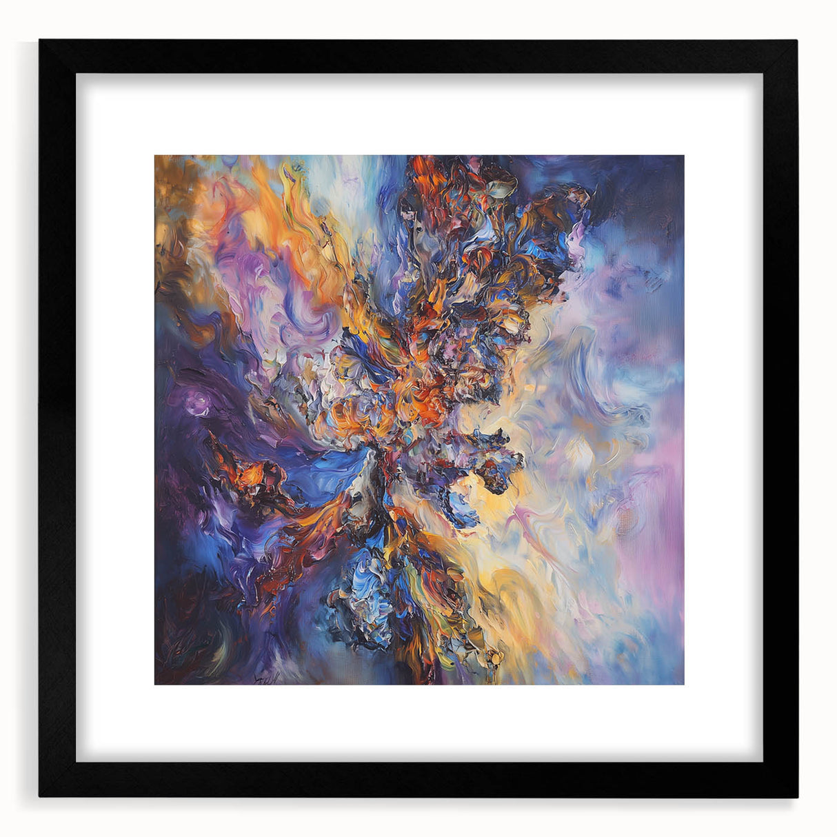 Modern Office Wall Art - Vivid Abstract Corporate Canvas Print