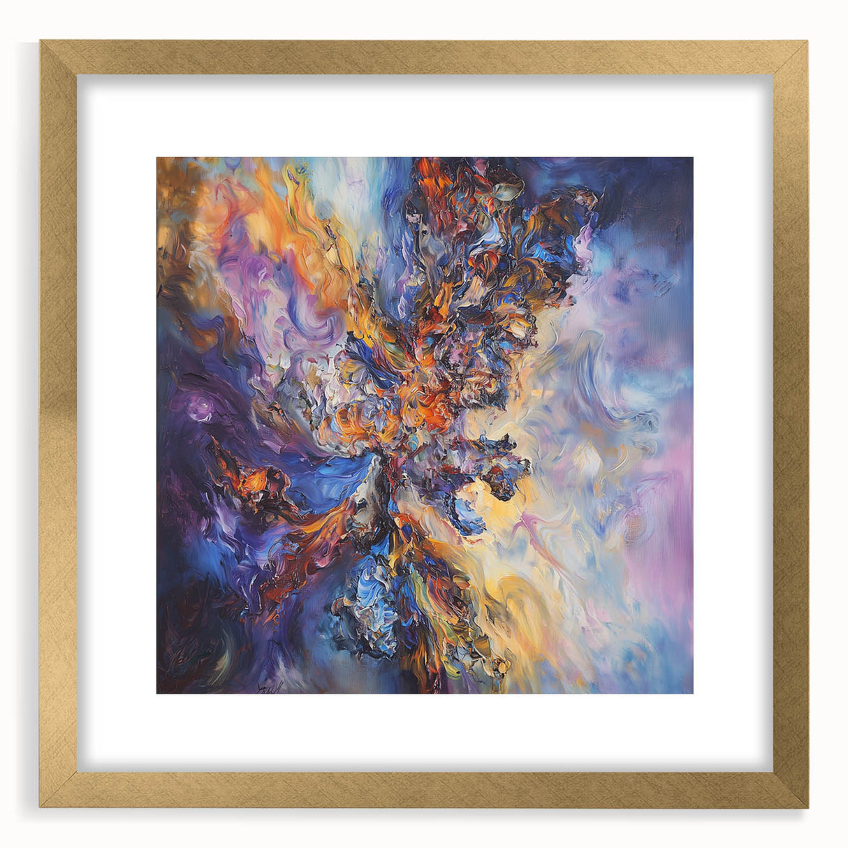 Modern Office Wall Art - Vivid Abstract Corporate Canvas Print