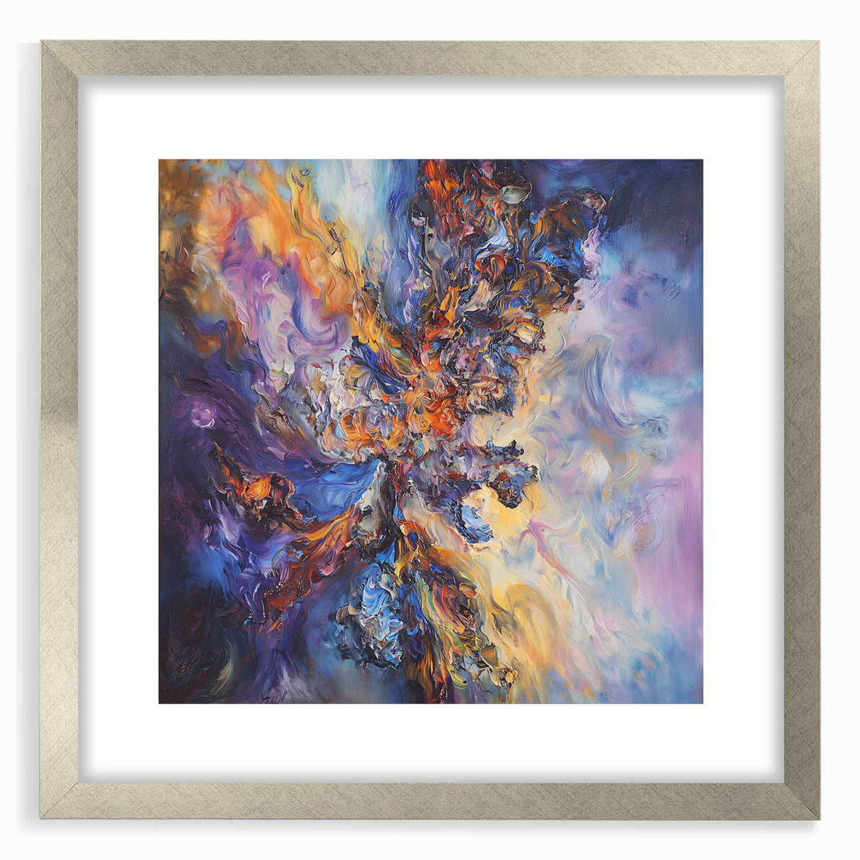 Modern Office Wall Art - Vivid Abstract Corporate Canvas Print