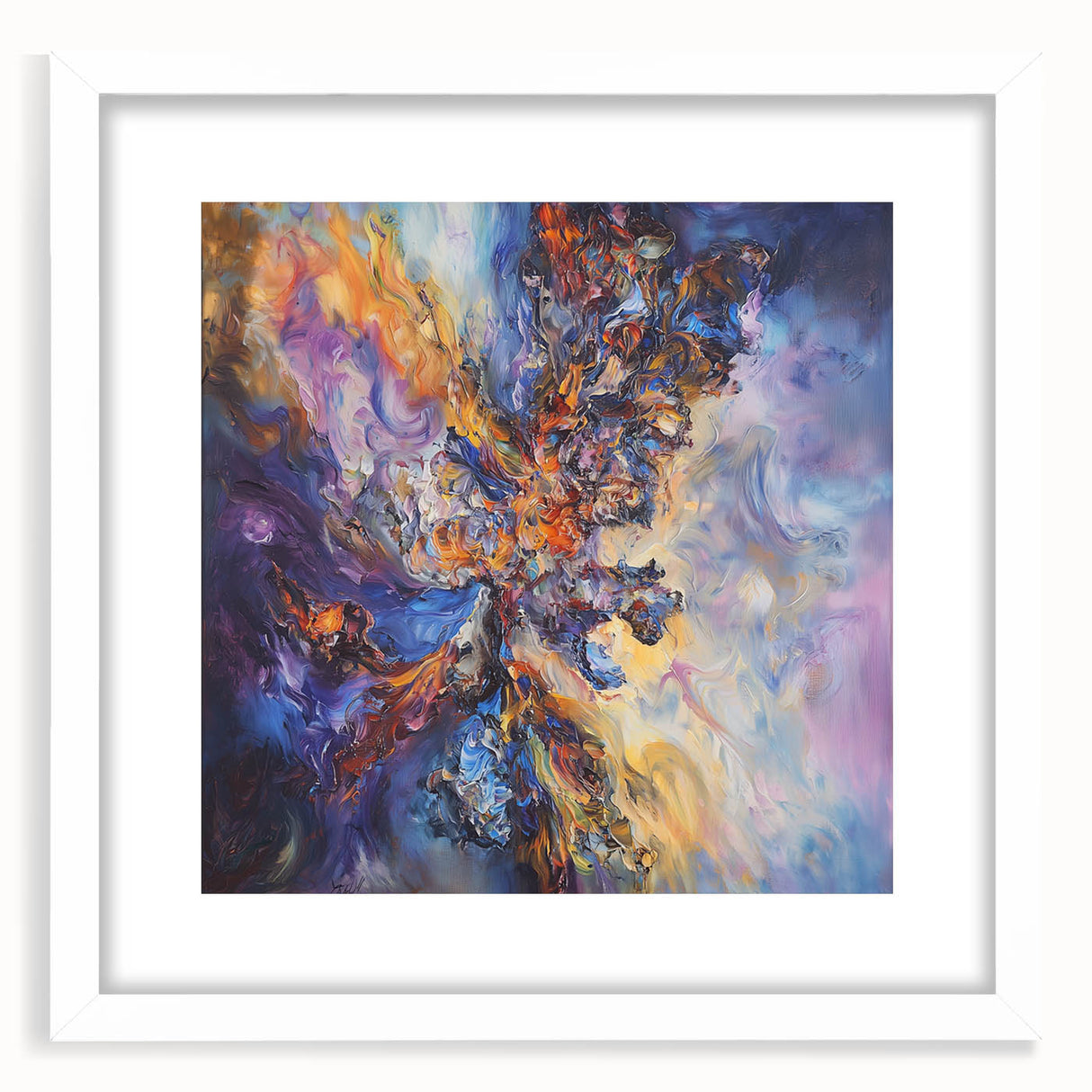 Modern Office Wall Art - Vivid Abstract Corporate Canvas Print