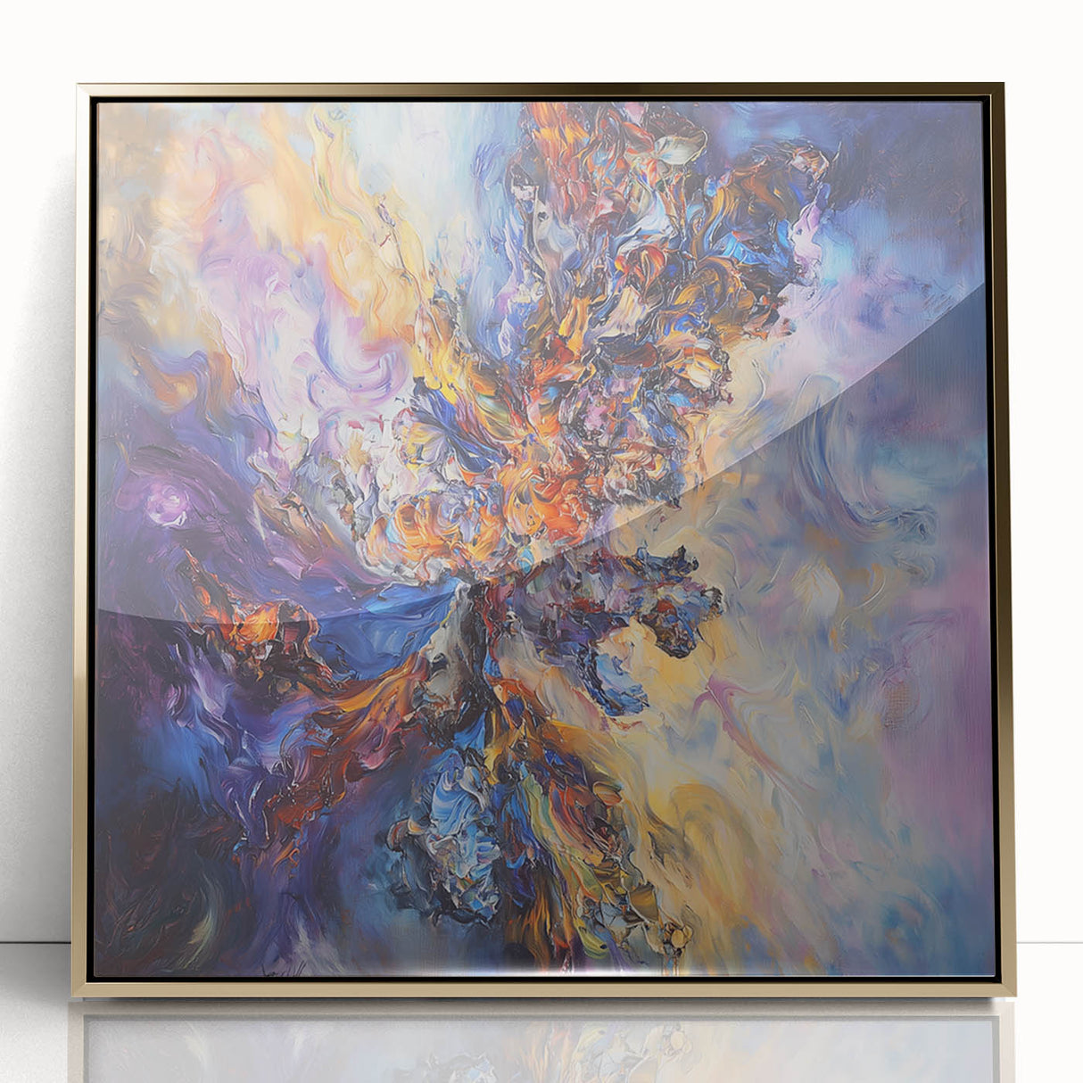 Modern Office Wall Art - Vivid Abstract Corporate Canvas Print