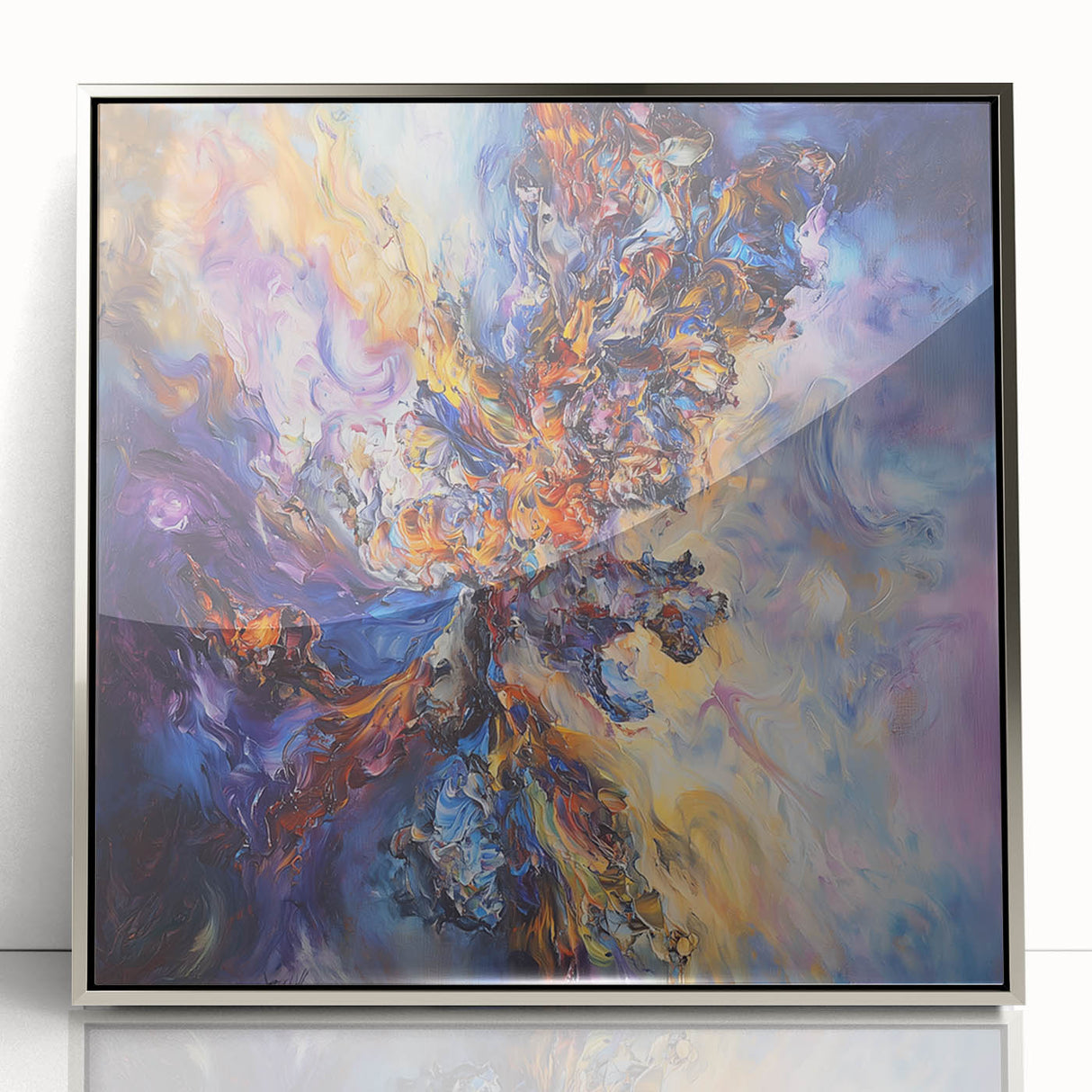 Modern Office Wall Art - Vivid Abstract Corporate Canvas Print