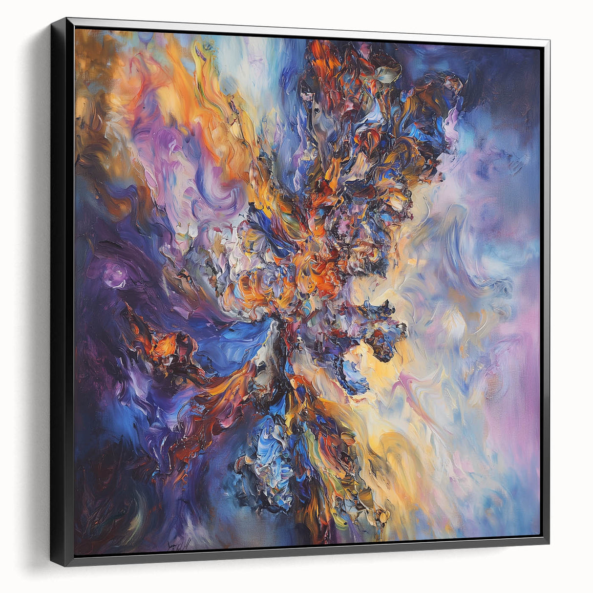 Modern Office Wall Art - Vivid Abstract Corporate Canvas Print