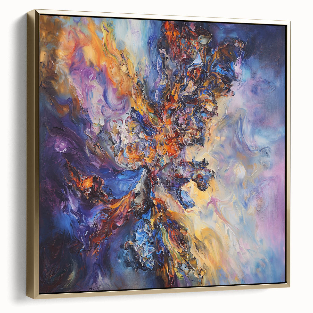 Modern Office Wall Art - Vivid Abstract Corporate Canvas Print