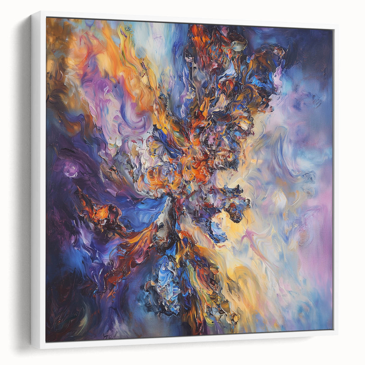 Modern Office Wall Art - Vivid Abstract Corporate Canvas Print