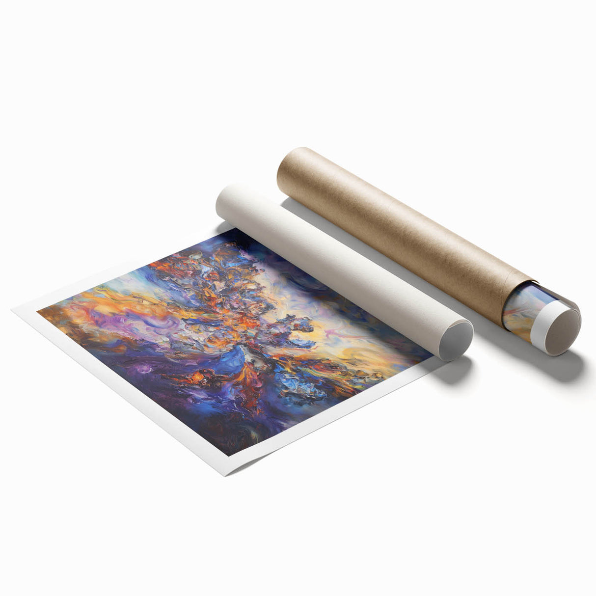 Modern Office Wall Art - Vivid Abstract Corporate Canvas Print