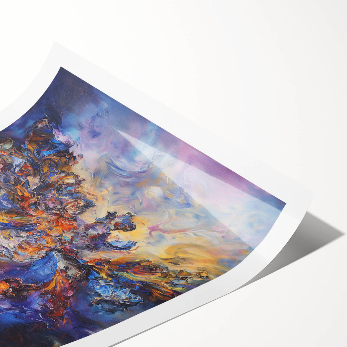 Modern Office Wall Art - Vivid Abstract Corporate Canvas Print