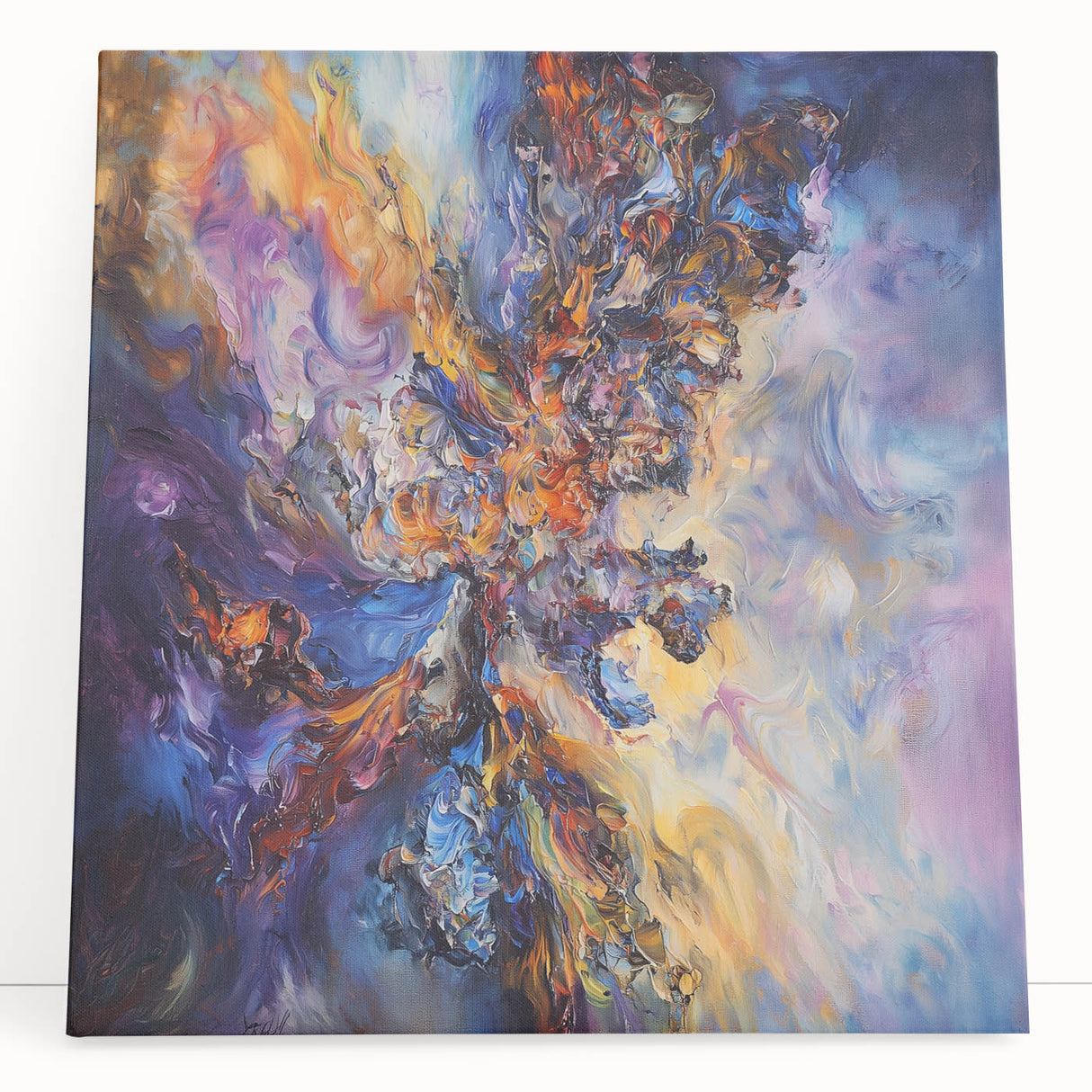 Modern Office Wall Art - Vivid Abstract Corporate Canvas Print
