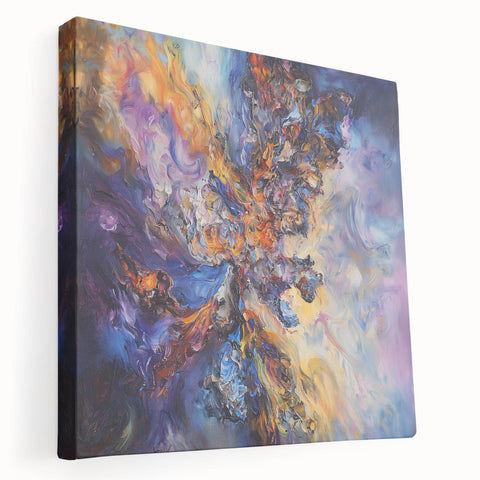 Modern Office Wall Art - Vivid Abstract Corporate Canvas Print