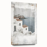 Abstract architecture wall art displayed in a sleek acrylic frame, showcasing striking geometric patterns and vibrant colors, adding a modern touch to any interior design.