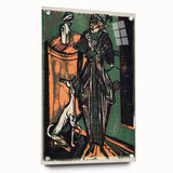Expressionist Fashion Art – Kirchner’s Needlework Salon Wall Print