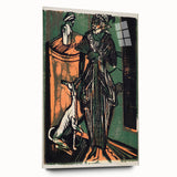 Expressionist Fashion Art – Kirchner’s Needlework Salon Wall Print