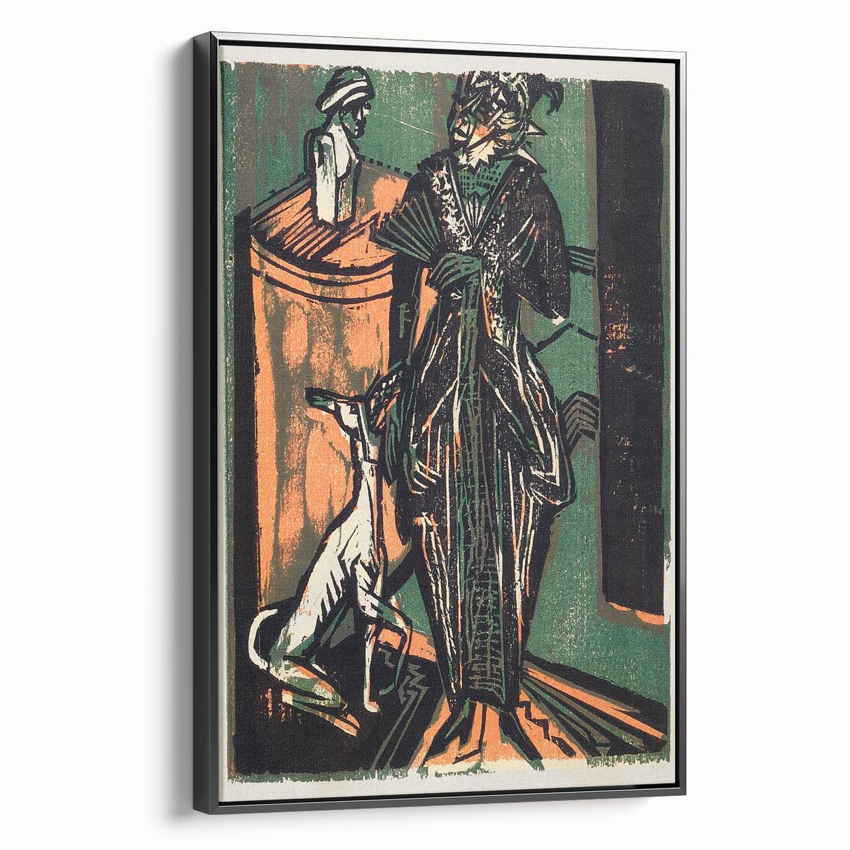 Expressionist Fashion Art – Kirchner’s Needlework Salon Wall Print