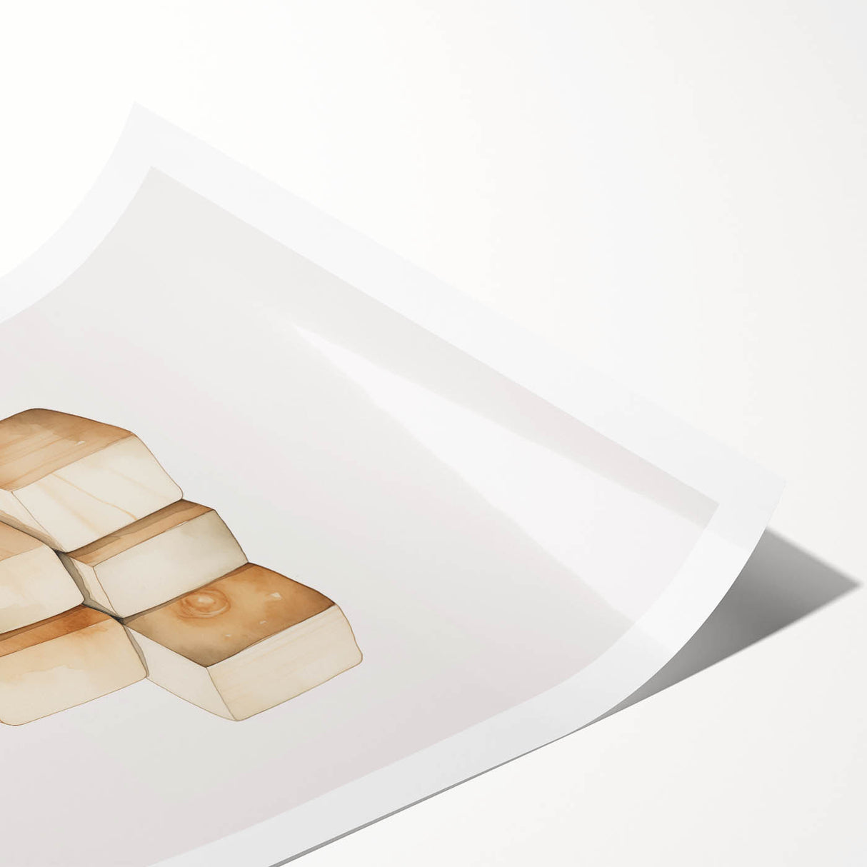 Wooden Toy Blocks Nursery Wall Art – Baby Room Decor Prints