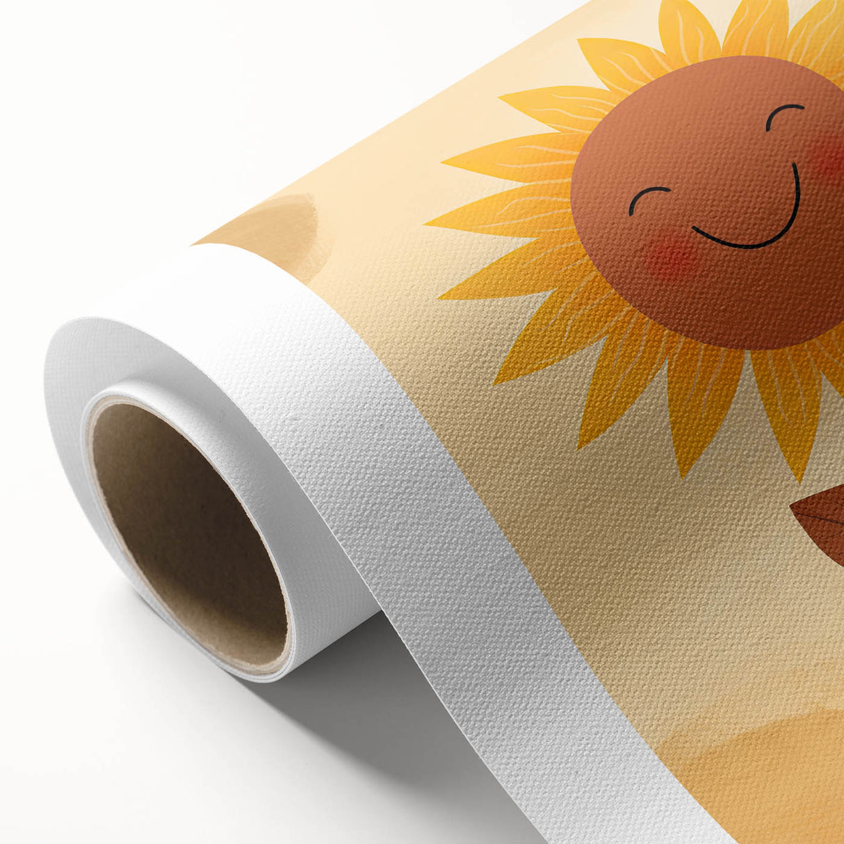 Framed Art for Children's Rooms - Happy Sunflower Wall Print