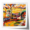 Modern Wall Art Print - Abstract Valley Scene - Contemporary Decor Piece