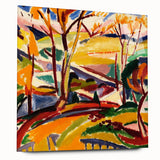 Modern Wall Art Print - Abstract Valley Scene - Contemporary Decor Piece