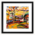 Modern Wall Art Print - Abstract Valley Scene - Contemporary Decor Piece
