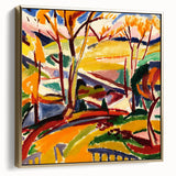 Modern Wall Art Print - Abstract Valley Scene - Contemporary Decor Piece