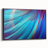 Black and white close-up photo of leaves on a framed canvas, ideal for bedroom wall art.