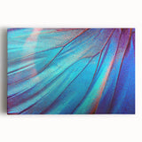 Close-up of leaves in black and white on a large stretched canvas, ideal for kitchen wall art.