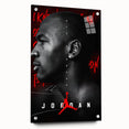 Fiery Passion Pop Art Wall Art – Bold Black, Red, and White Canvas