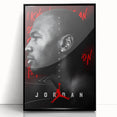 Fiery Passion Pop Art Wall Art – Bold Black, Red, and White Canvas
