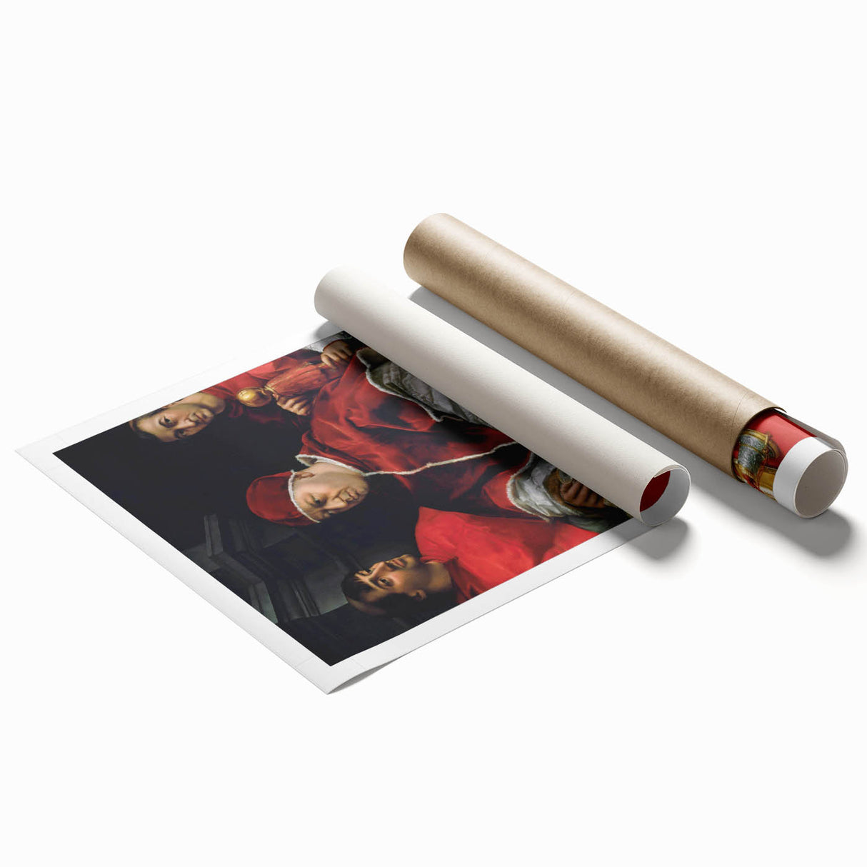 Renaissance Art Prints - Raphael’s Portrait of Pope Leo X and Cardinals