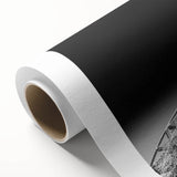 Art Deco poster of Paris scenery in muted blue and gray tones on rolled canvas, ideal for nursery wall art.