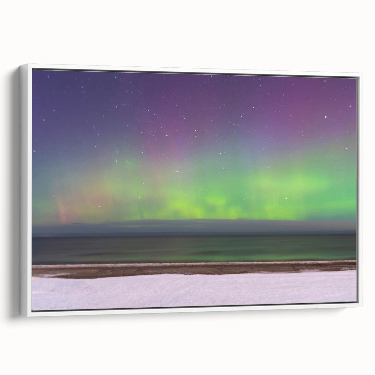 Vintage poster art of a European scenery in Latvia, featuring colorful art on extra large framed canvas.
