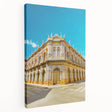 Large art canvas depicting a scenic Bolivian landscape in earthy tones, suitable for kitchen wall art.