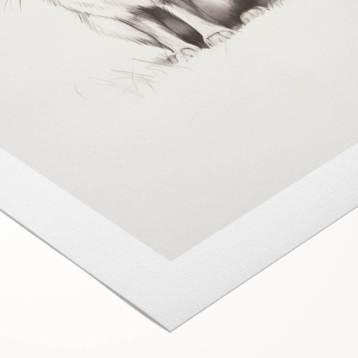 Art deco poster featuring a winter scene with muted blue and white tones on rolled canvas, suitable for dining room wall art.