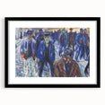 Expressionist Art - Workers on Their Way Home by Edvard Munch