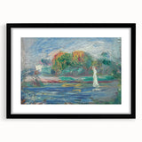 Impressionist Landscape Art – Vineyard Hills at Sunset