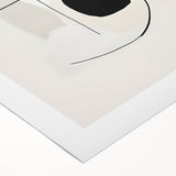 Abstract minimalist wall art on rolled canvas, showcasing soft pastel colors and geometric shapes, ideal for modern home decor. Perfect for enhancing living spaces.