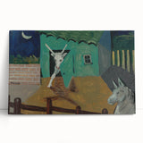 Expressionist Art - The Yard by Cyprián Majerník Wall Décor