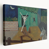 Expressionist Art - The Yard by Cyprián Majerník Wall Décor