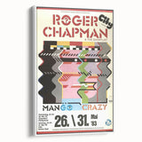 Retro Wall Art - Roger Chapman Mango Crazy Concert Poster 1983