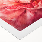 Fiery Bloom Elegance - Modern Living Room Canvas Wall Art