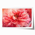 Fiery Bloom Elegance - Modern Living Room Canvas Wall Art