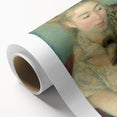 Impressionism Wall Art: Woman with a Cat by Pierre-Auguste Renoir Prints