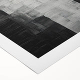 Abstract minimalist wall art on rolled canvas showcasing muted tones of beige and gray, perfect for modern home decor. Ideal for stylish wall enhancement.